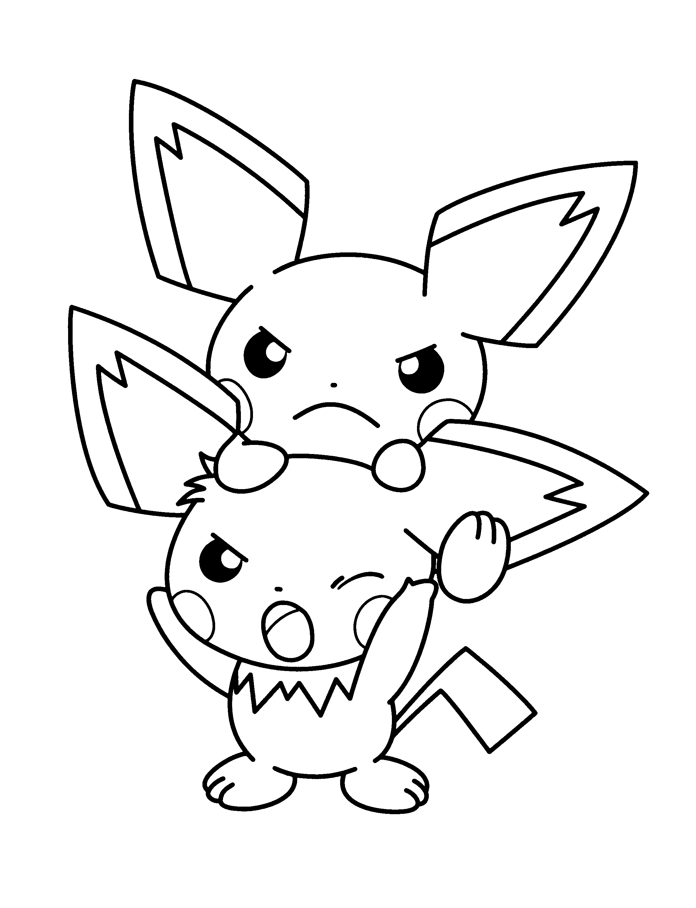 Coloriage Pichu