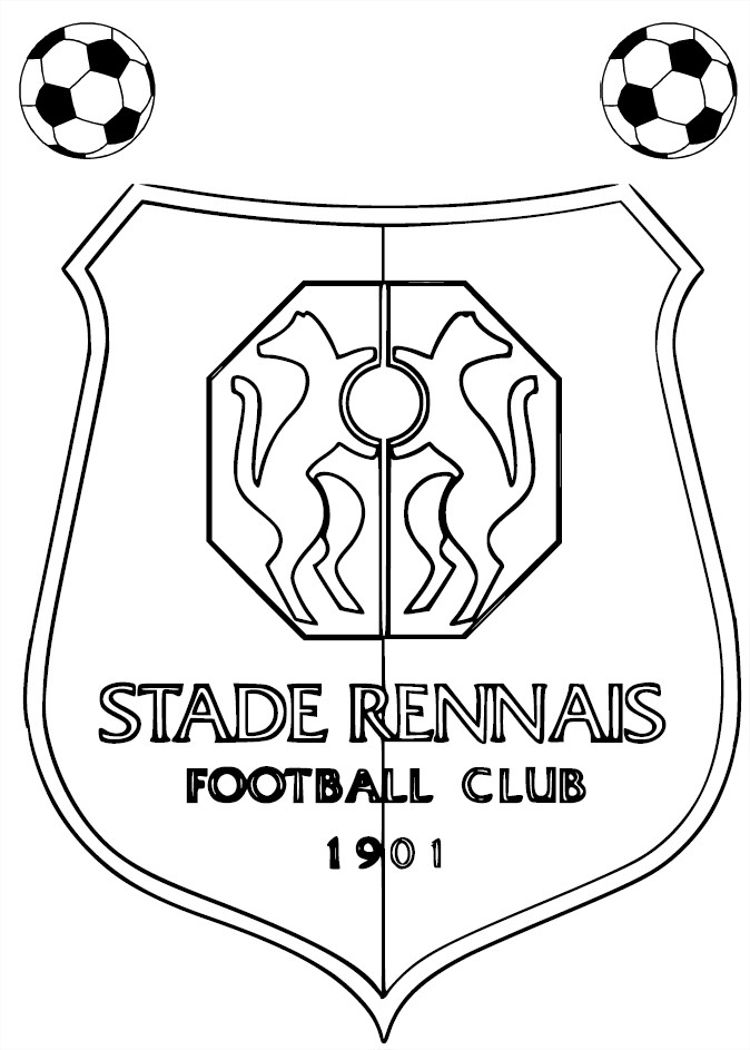 Coloriage stade rennais fc