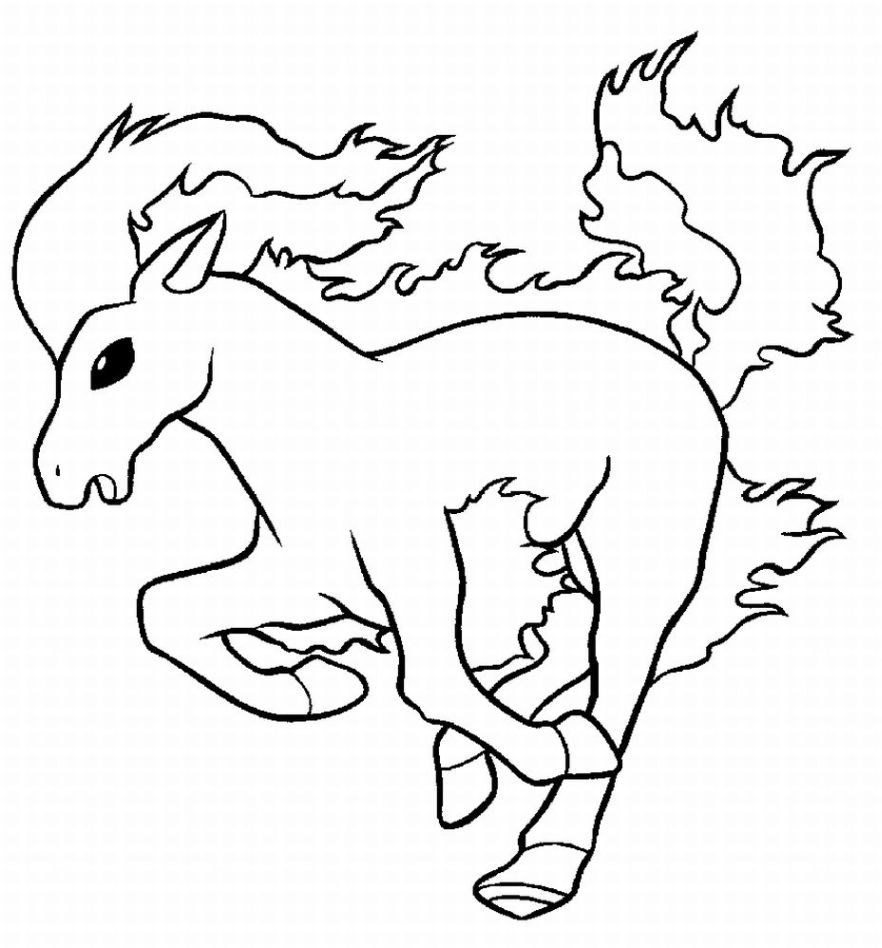 Coloriage Ponyta