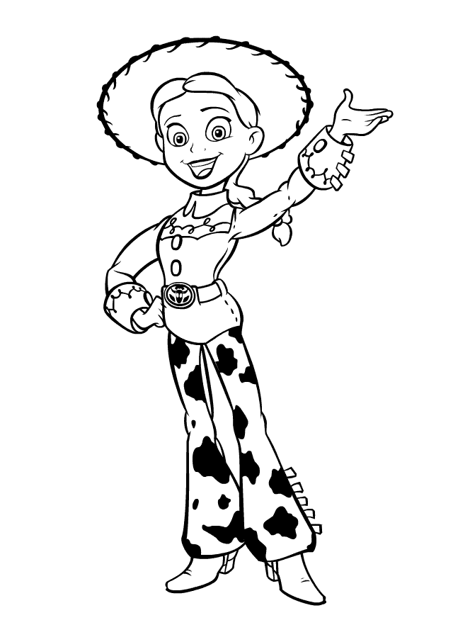 Coloriage Jessie Toy Story 2