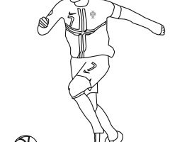 Coloriage foot Ronlado